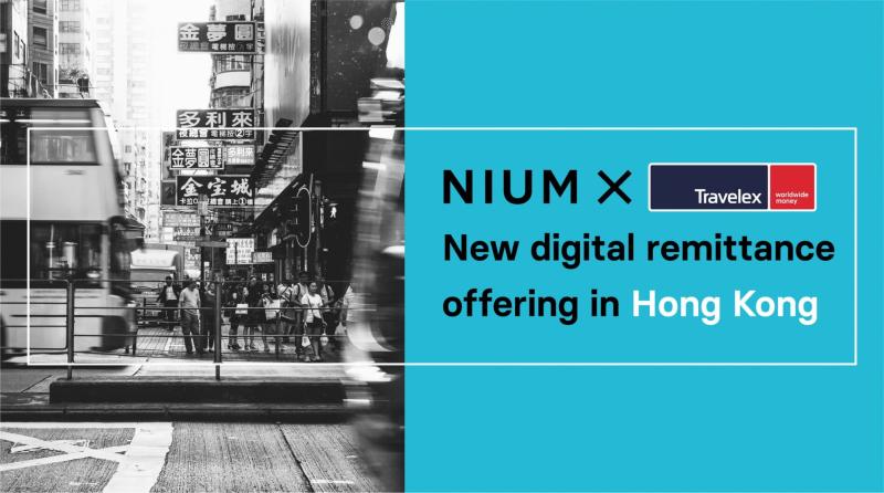 Hong Kong street scape. NIUM x Travelex New digital remittance offering in Hong Kong